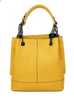 Genti Dama Din Piele Naturala GD25 YELLOW | FORSETI