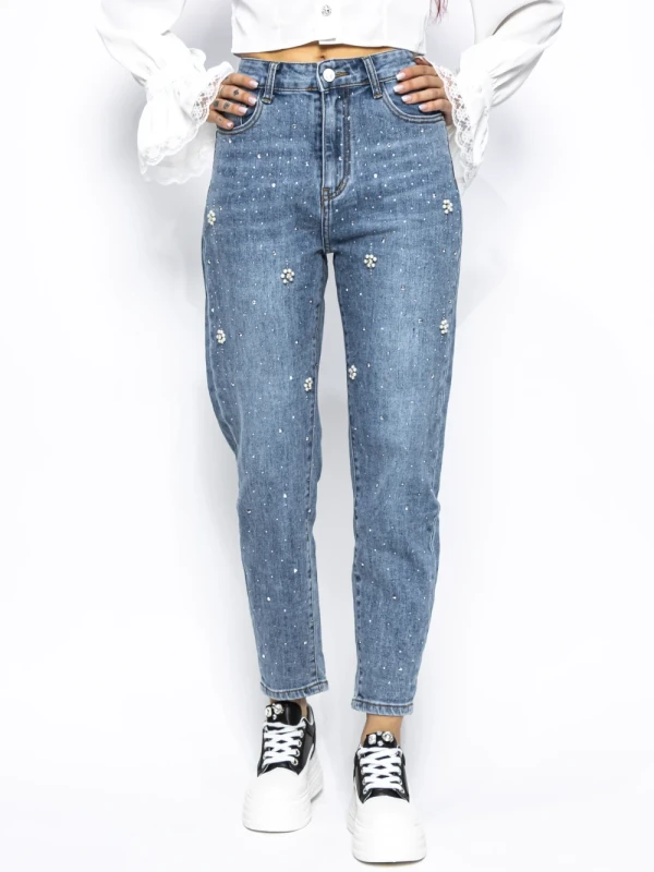 Blugi Dama RF033 ALBASTRU | MINA