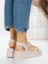 Sandale Dama cu Platforma 5HXS6 PINK | MEI