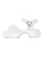 Sandale Dama din piele naturala K249-1 WHITE | FORMAZIONE