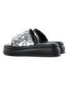 Papuci Dama cu Talpa Joasa 999-1 BLACK-SILVER | FASHION