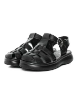 Sandale Dama din piele naturala 1957623 BLACK | FORMAZIONE