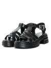 Sandale Dama din piele naturala TP1007-1 BLACK | FORMAZIONE