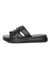 Papuci Dama din piele naturala 28-29 BLACK | FORMAZIONE