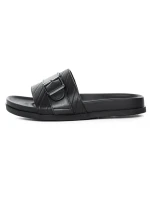 Papuci Barbati din piele naturala S11112 BLACK | ADVANCER