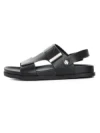 Sandale Barbati din piele naturala S12125 BLACK | ADVANCER