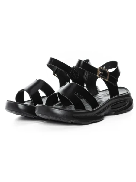Sandale Dama din piele naturala 220722 BLACK | FORMAZIONE