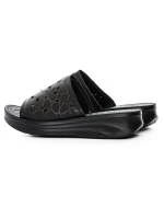 Papuci Dama din piele naturala 2607905 BLACK | FORMAZIONE