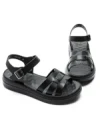 Sandale Dama din piele naturala 246615T BLACK | FORMAZIONE