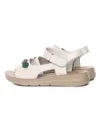 Sandale Dama din piele naturala 246613T CREAM | FORMAZIONE