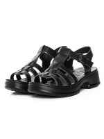 Sandale Dama din piele naturala 246609T BLACK | FORMAZIONE