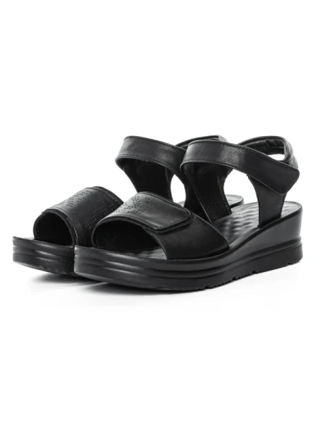 Sandale Dama din piele naturala 71-23 BLACK | FORMAZIONE