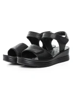 Sandale Dama din piele naturala 71-23 BLACK | FORMAZIONE