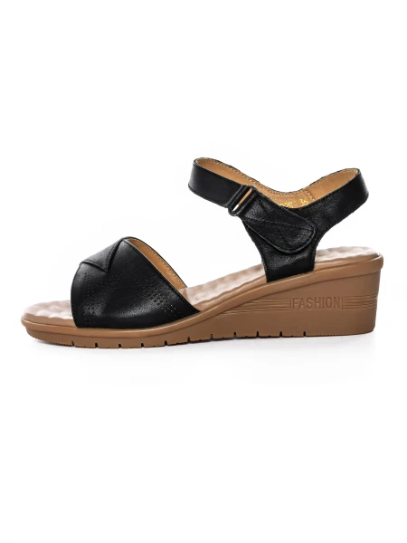 Valódi bőrből készült női szandál 22002S Fekete | Form... » MeiShoes.ro