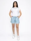 Pantaloni Scurti Dama WH-9398 ALBASTRU | KIKIRIKI