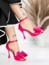 Sandale Dama cu Toc Subtire 5XKK16 ROSE | MEI