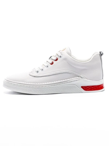 Pantofi Sport Barbati din piele naturala JH9070 Alb (M39) F.Gerardo