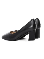 Pantofi cu Toc gros 20712 Negru | Formazione