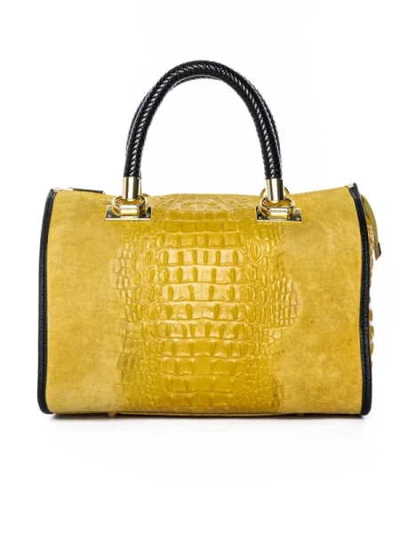 Genti Dama Din Piele Naturala GD34 YELLOW | FORSETI