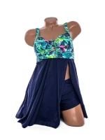 Costum de baie dama Y30220 VERDE-BLEUMARIN | MEINA