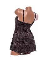 Costum de baie dama Y10221 NEGRU-LEOPARD | MEINA