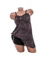 Costum de baie dama Y10221 NEGRU-LEOPARD | MEINA