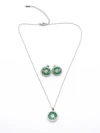 Set Colier + Cercei CLR004 VERDE | MEI