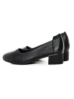 Pantofi cu Toc gros 5261 Negru | Formazione