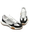 Pantofi Sport Barbati 8606 Alb-Negru Franco Gerardo