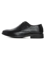 Pantofi Barbati din piele naturala 91785 Negru (L9) Mels