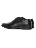 Pantofi Barbati din piele naturala 91785 Negru (L9) Mels