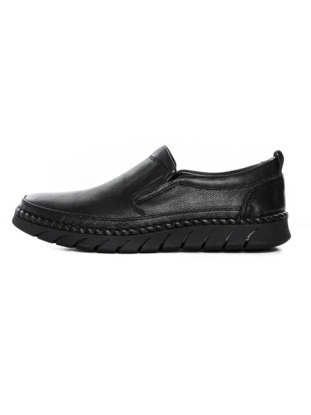 Pantofi Barbati din piele naturala HT8215 Negru (L16) Mels