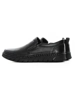 Pantofi Barbati din piele naturala HT8215 Negru (L16) Mels