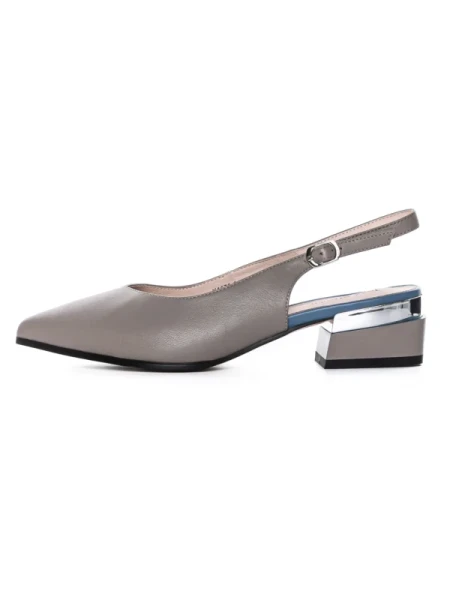 Pantofi cu Toc gros K1670-61B Gri Jose Simon