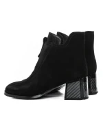Botine Dama cu toc gros K5375-3178C Negru Jose Simon