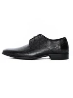 Pantofi Barbati din piele naturala QF576-K51 Black (M45) Stephano