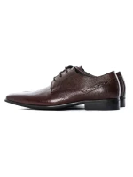 Pantofi Barbati din piele naturala QF576-K51 Red (M45) Stephano