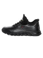Pantofi Sport Barbati din piele naturala M01902 Negru (L10) Franco Gerardo