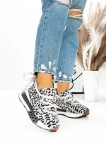 Pantofi Sport Dama din piele naturala 5WZ15 LEOPARD PRINT | PANTOFUL