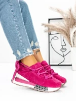 Pantofi Sport Dama din piele naturala 5WZ15 ROSEO | PANTOFUL