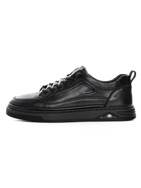 Pantofi Casual Barbati din piele naturala W25513-1 BLACK | ADVANCER
