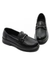 Pantofi Casual Dama din piele naturala N750 BLACK | ADVANCER