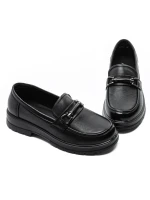 Pantofi Casual Dama din piele naturala N750 BLACK | ADVANCER