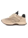 Pantofi Sport Dama din piele naturala 1566825 CREAM-BLACK | ADVANCER