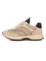 Pantofi Sport Dama din piele naturala 1566825 CREAM-BLACK | ADVANCER