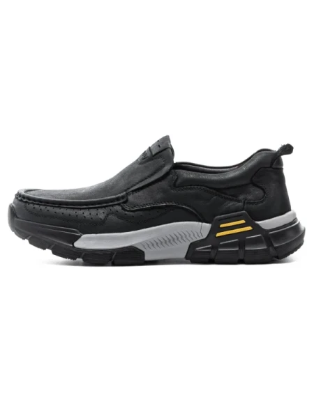 Mocasini Barbati din piele naturala 23556 BLACK | ADVANCER