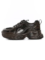 Természetes bőrből készült női sportcipő 919-1 Kávé | ... » MeiShoes.ro
