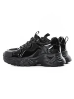 Természetes bőrből készült női sportcipő 919-1 Fekete ... » MeiShoes.ro