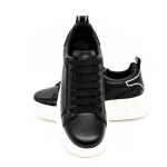 Természetes bőrből készült férfi sportcipő 3221 Fekete... » MeiShoes.ro
