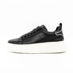 Természetes bőrből készült férfi sportcipő 3221 Fekete... » MeiShoes.ro
